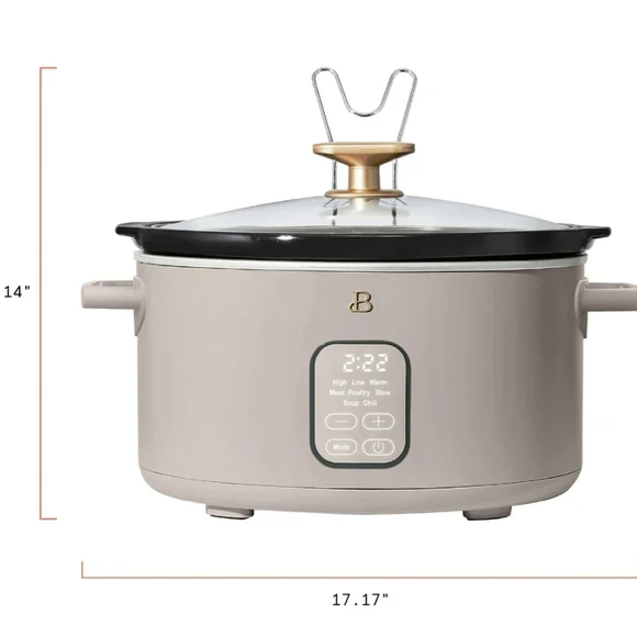 Drew Barrymore "Beautiful" 6 Qt Slow Cooker - Picture 3 of 8